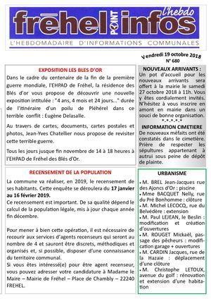 Journal municipal Fréhel.info du 19 Octobre 2018