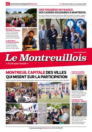 Le Montreuillois n°63 - du 18 octobre au 7 novembre 2019