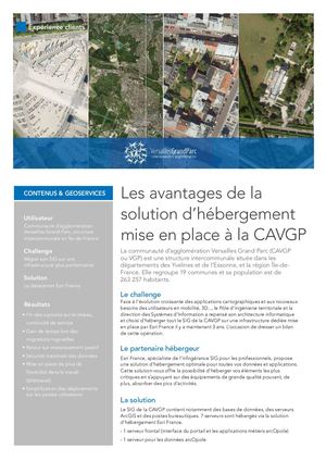 Hébergement à la CAVGP