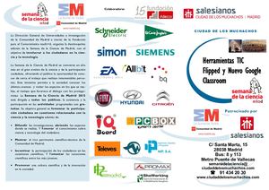 Semana Ciencia Conferencia Taller Herramientas TIC Flipped Classroom y Nuevo Google Classroom