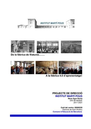 Projecte de Direcció 2017-21