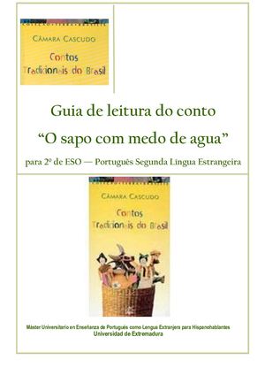 Guía de lectura del cuento "O Sapo com Medo de Água"