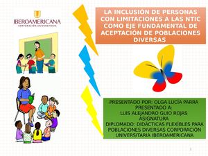 La Inclusión Como Eje Fundamental De Aceptación De Poblaciones Diversas