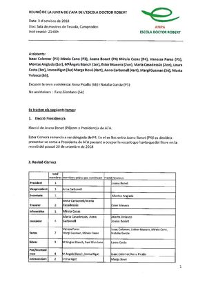 Acta AFA 3 Octubre 2018