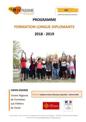 20181022 Programme De Formations Diplomantes Dees 2019