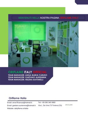 Oriflame Italy Official Presentation