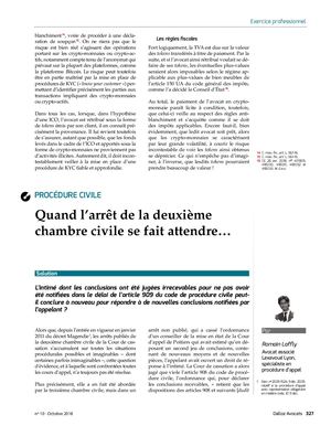 Dalloz Avocats_Procédure D'appel