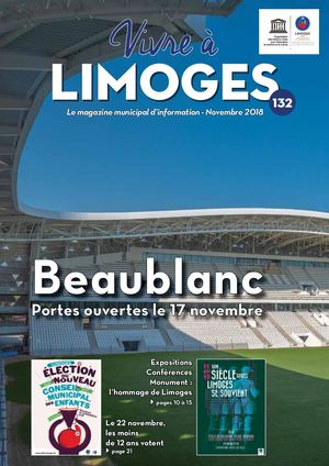 Vivre à Limoges n° 132 - Novembre 2018