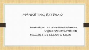 Marketing Externo