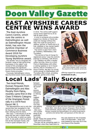 Doon Valley Gazette Issue 4 November December 2018