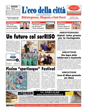 L'eco della città del 23 ottobre 2018