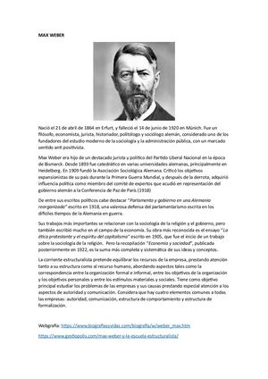 Max Weber