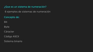 Sistemas De Numeración
