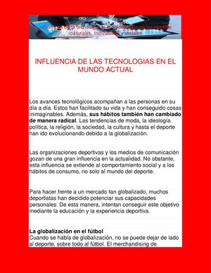 Influencias De La Tecnología De La Información En Los Cambios Culturales (1)