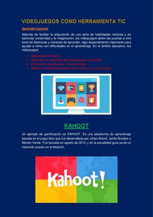 Videojuegos Como Herramienta Tic