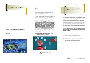 Mi proyecto de vida folleto