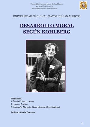 Desarrollo Moral Según Kohlberg