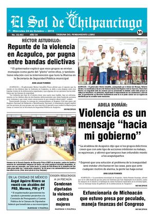 El Sol De Chilpancingo 24 Octubre 2018