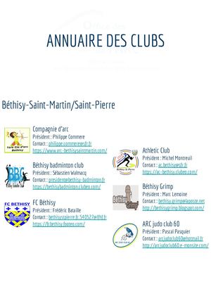 Annuaire Des Clubs