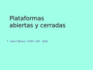 Plataformas web