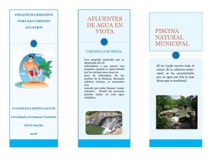 Folleto Ilustrativo Acuatico