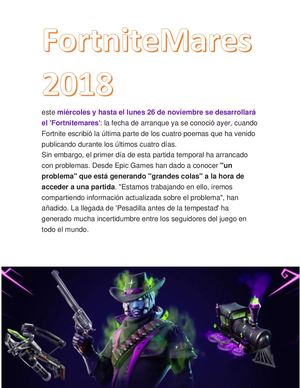 Fortnite Mares 2018