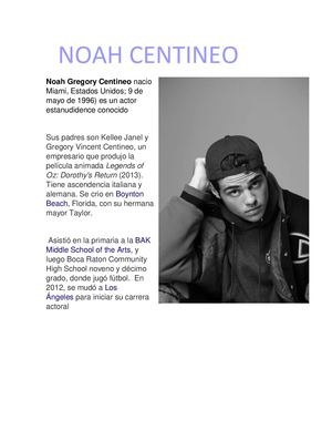 Noah Centineo
