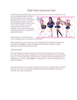 Doki Doki Literature Club