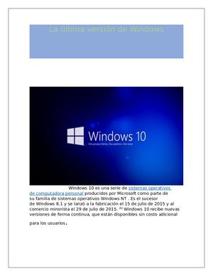 La úLtima Versión De Windows Docx Raquel