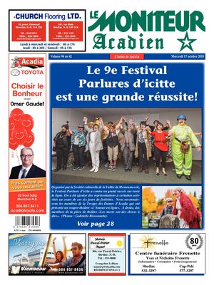 Moniteur Acadien 17 Octobre