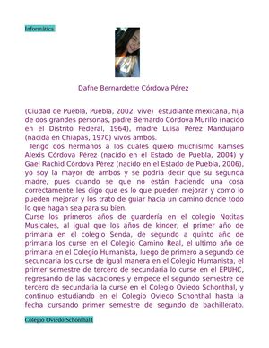 Biografía Dafne 1
