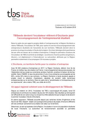 TBS CP ORegion Incubateur 07/10/2018