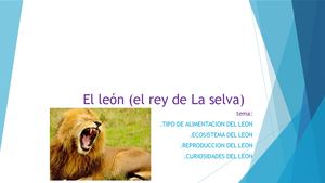 El León (El Rey De La Selva