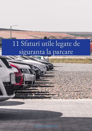 11 Sfaturi Utile Legate De Siguranta La Parcare