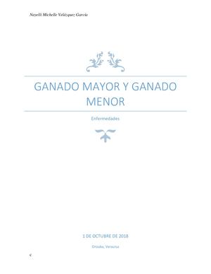 Ganado Mayor Y Ganado Menor Dos