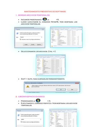 Mantenimiento Preventivo De Software