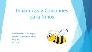 Dinámicas Y Canciones Para Niños