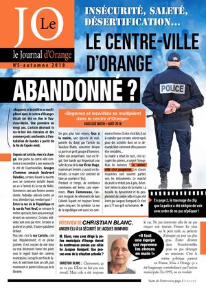 LE JOURNAL D'ORANGE N°5