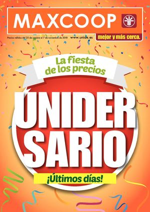 UNIDE - 2018/11/07 - Catálogo MAXCOOP - Península