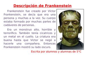 Descripción de Frankenstein