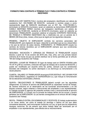 Contrato Empresa