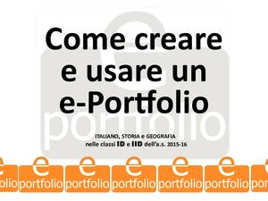 Istruzioni E Portfolio