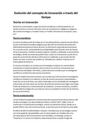 Innovación A Través Del Tiempo