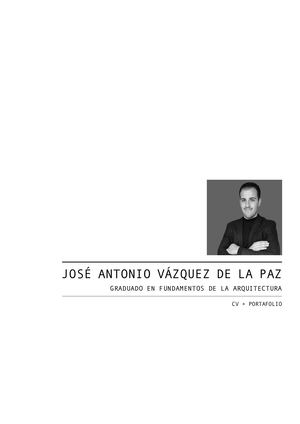 CV+PORTAFOLIO JOSÉ ANTONIO VÁZQUEZ