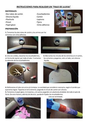 Instructivo: Como realizar un palo de lluvia