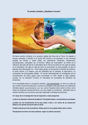 El Cambio Climático