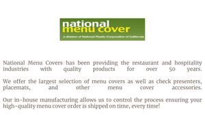 National Menu Covers