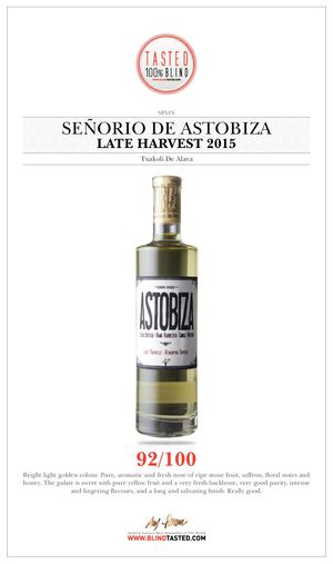 Señorio De Astobiza - Late Harvest 2015 - Txakoli De Alava