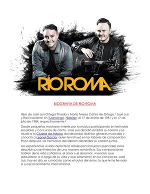 Biografia De Rio Roma Ale