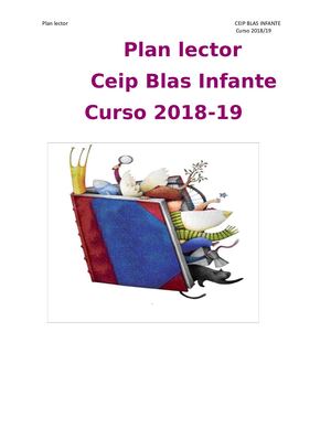 Plan Lector 2018- 19
